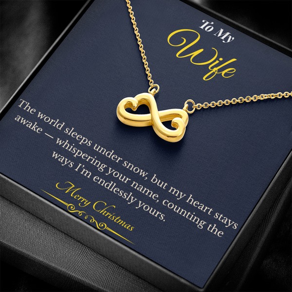 Endless Love Necklace – Romantic Christmas Gift for Wife | Timeless Jewelry That Represents Infinite Devotion | Elegant Holiday Keepsake for Her