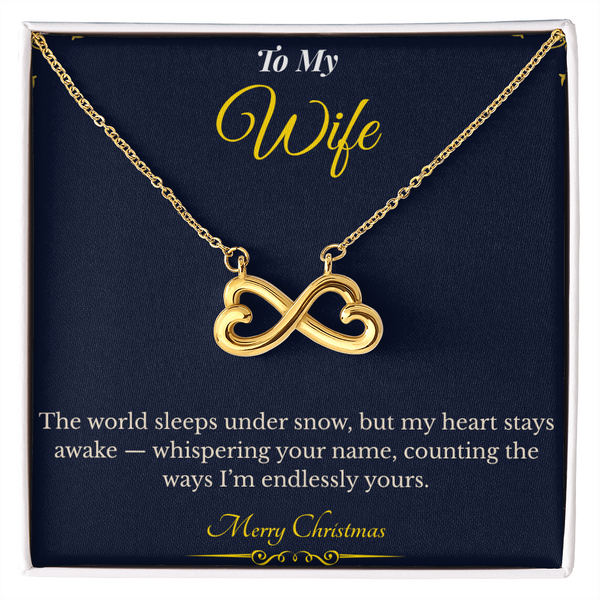Endless Love Necklace – Romantic Christmas Gift for Wife | Timeless Jewelry That Represents Infinite Devotion | Elegant Holiday Keepsake for Her
