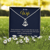 Anchor Pendant Necklace – Meaningful Christmas Gift for Wife | Symbol of Strength, Stability & Endless Love | Elegant Holiday Jewelry for Her