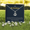 Anchor Pendant Necklace – Meaningful Christmas Gift for Wife | Symbol of Strength, Stability & Endless Love | Elegant Holiday Jewelry for Her