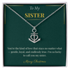Anchor Pendant Necklace – Symbolic Christmas Gift for Sister | Nautical Holiday Jewelry