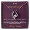 Forever Love Necklace – Elegant Christmas Gift for Wife | Romantic Jewelry That Expresses Endless Devotion | Timeless Keepsake She'll Cherish Forever