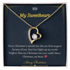 Forever Love Necklace – Elegant Christmas Gift for Wife | Romantic Jewelry That Expresses Endless Devotion | Timeless Keepsake She'll Cherish Forever