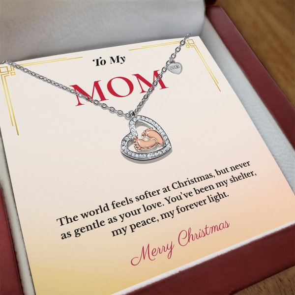 Sentimental Christmas Gift for Mom | Heartfelt Jewelry Celebrating Motherhood & Love | Perfect Gift from Son or Daughter