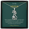 Giraffe Necklace – Cute Christmas Gift for Sister | Unique Animal-Inspired Holiday Jewelry