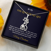 Giraffe Necklace – Cute Christmas Gift for Wife | Symbol of Grace, Love & Loyalty