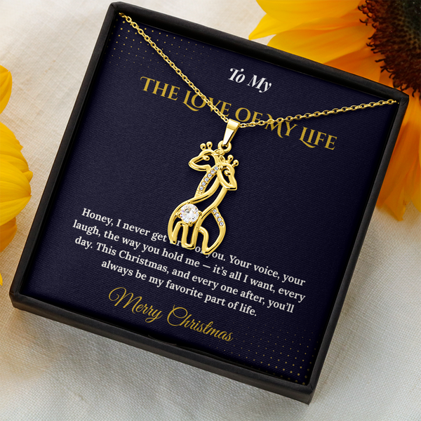 Giraffe Necklace – Cute Christmas Gift for Wife | Symbol of Grace, Love & Loyalty