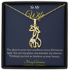 Giraffe Necklace – Cute Christmas Gift for Wife | Symbol of Grace, Love & Loyalty | Unique Animal-Inspired Jewelry She'll Treasure