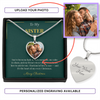 Buyer Upload Heart Necklace – Personalized Christmas Gift for Sister | Custom Photo Holiday Jewelry