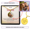 Custom Christmas Gift for Mom | Upload a Special Picture | Meaningful Jewelry That Reflects Love & Family Bonds