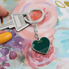 Graphic Heart Keychain – Fun Christmas Gift for Sister | Personalized Holiday Accessory