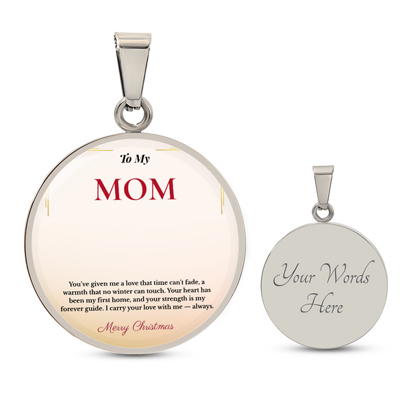Elegant Christmas Gift for Mom | Modern Jewelry That Reflects Love & Style | Unique Necklace She'll Adore
