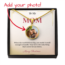 Custom Christmas Gift for Mom | Upload a Special Picture | Meaningful Jewelry That Reflects Love & Family Bonds