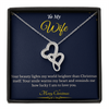 Heart to Heart Necklace – Romantic Christmas Gift for Wife | Symbol of Connection, Devotion & True Love | Elegant Jewelry She'll Cherish Forever