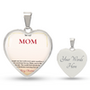 Heartfelt Christmas Gift for Mom | Dazzling Jewelry That Captures Family Love | Elegant Holiday Necklace She'll Treasure