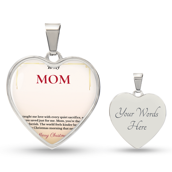 Heartfelt Christmas Gift for Mom | Dazzling Jewelry That Captures Family Love | Elegant Holiday Necklace She'll Treasure