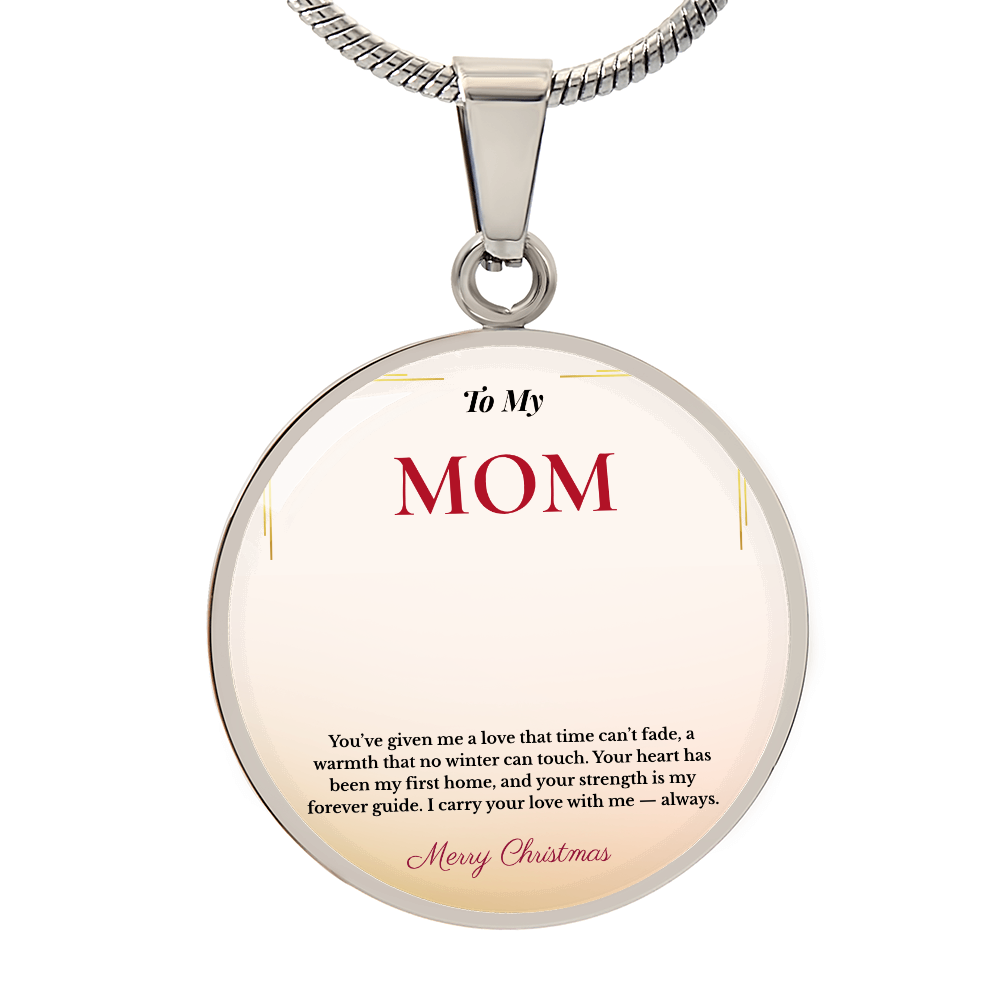 Elegant Christmas Gift for Mom | Modern Jewelry That Reflects Love & Style | Unique Necklace She'll Adore