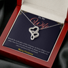 Heart-to-Heart Necklace – Dual-Tone 14K White & 18K Yellow Gold Pendant, The Perfect Christmas Gift for Her