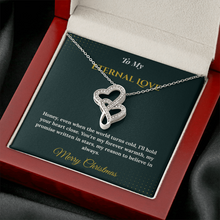Heart to Heart Necklace – Romantic Christmas Gift for Wife | Symbol of True Connection & Eternal Love | Elegant Jewelry She'll Cherish Always