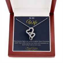 Heart to Heart Necklace – Romantic Christmas Gift for Wife | Symbol of Connection, Devotion & True Love | Elegant Jewelry She'll Cherish Forever