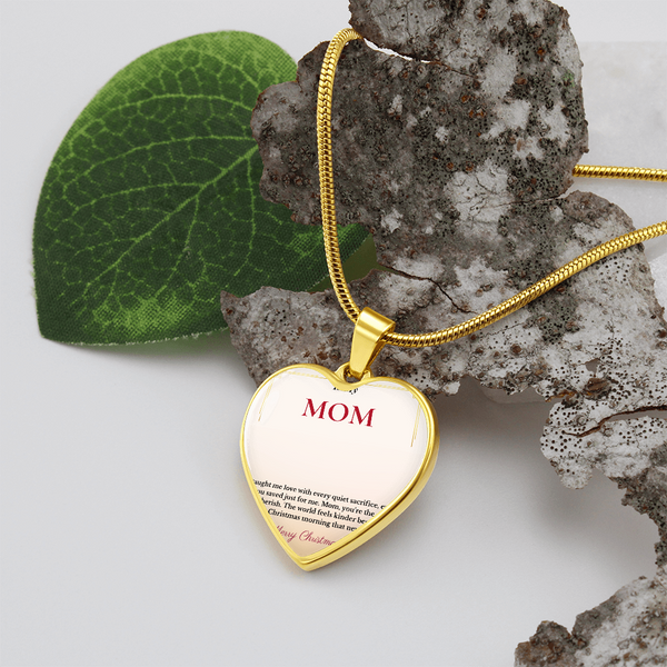 Heartfelt Christmas Gift for Mom | Dazzling Jewelry That Captures Family Love | Elegant Holiday Necklace She'll Treasure