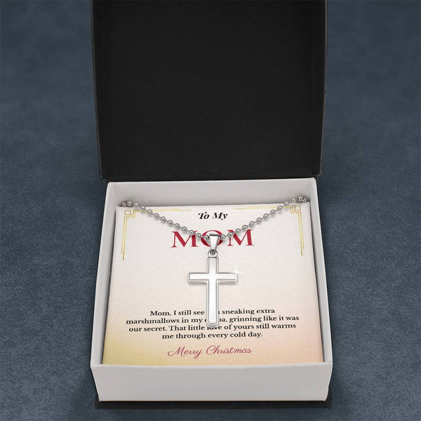 Elegant Christmas Gift for Mom | Handcrafted Faith Jewelry That Symbolizes Strength & Grace | Meaningful Holiday Keepsake