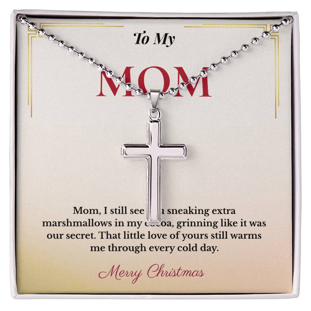 Elegant Christmas Gift for Mom | Handcrafted Faith Jewelry That Symbolizes Strength & Grace | Meaningful Holiday Keepsake
