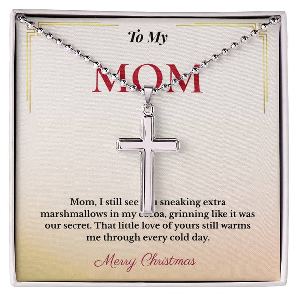 Elegant Christmas Gift for Mom | Handcrafted Faith Jewelry That Symbolizes Strength & Grace | Meaningful Holiday Keepsake