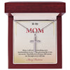 Elegant Christmas Gift for Mom | Handcrafted Faith Jewelry That Symbolizes Strength & Grace | Meaningful Holiday Keepsake