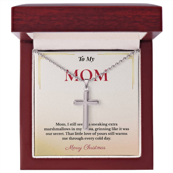 Elegant Christmas Gift for Mom | Handcrafted Faith Jewelry That Symbolizes Strength & Grace | Meaningful Holiday Keepsake