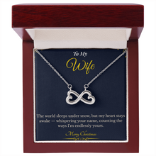 Endless Love Necklace – Romantic Christmas Gift for Wife | Timeless Jewelry That Represents Infinite Devotion | Elegant Holiday Keepsake for Her