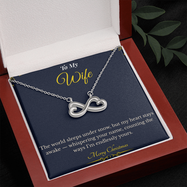 Endless Love Necklace – Romantic Christmas Gift for Wife | Timeless Jewelry That Represents Infinite Devotion | Elegant Holiday Keepsake for Her