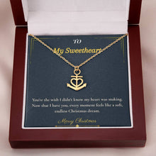 Anchor Pendant Necklace – Meaningful Christmas Gift for Wife | Symbol of Strength, Stability & Endless Love | Elegant Holiday Jewelry for Her