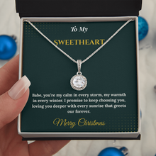 Eternal Hope Necklace – Elegant Christmas Gift for Wife | Sparkling Jewelry That Symbolizes Faith & Love | Timeless Holiday Keepsake for Her
