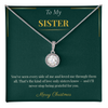Eternal Hope Necklace – Meaningful Christmas Gift for Sister | Inspirational Holiday Jewelry