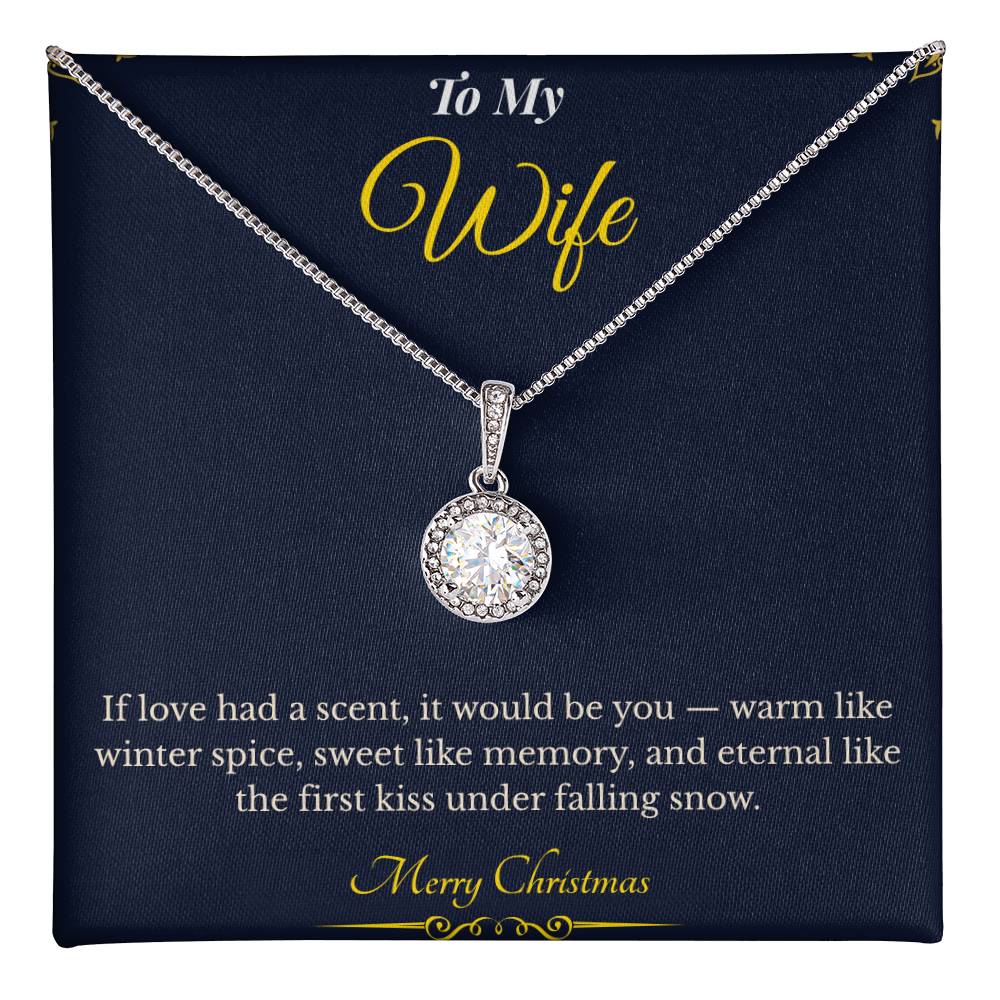 Eternal Hope Necklace – Elegant Christmas Gift for Wife | Sparkling Jewelry That Symbolizes Faith & Love | Timeless Holiday Keepsake for Her