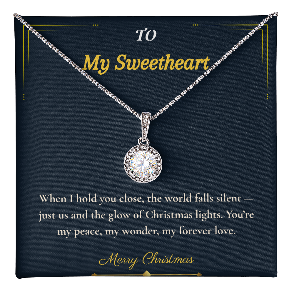 Eternal Hope Necklace – Elegant Christmas Gift for Wife | Sparkling Jewelry That Symbolizes Faith & Love | Timeless Holiday Keepsake for Her