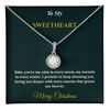 Eternal Hope Necklace – Elegant Christmas Gift for Wife | Sparkling Jewelry That Symbolizes Faith & Love | Timeless Holiday Keepsake for Her