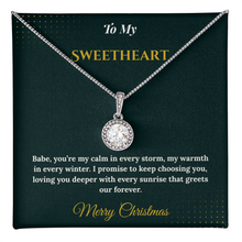 Eternal Hope Necklace – Elegant Christmas Gift for Wife | Sparkling Jewelry That Symbolizes Faith & Love | Timeless Holiday Keepsake for Her