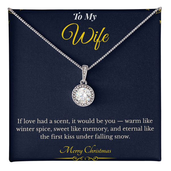 Eternal Hope Necklace – Elegant Christmas Gift for Wife | Sparkling Jewelry That Symbolizes Faith & Love | Timeless Holiday Keepsake for Her