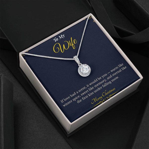 Eternal Hope Necklace – Elegant Christmas Gift for Wife | Sparkling Jewelry That Symbolizes Faith & Love | Timeless Holiday Keepsake for Her