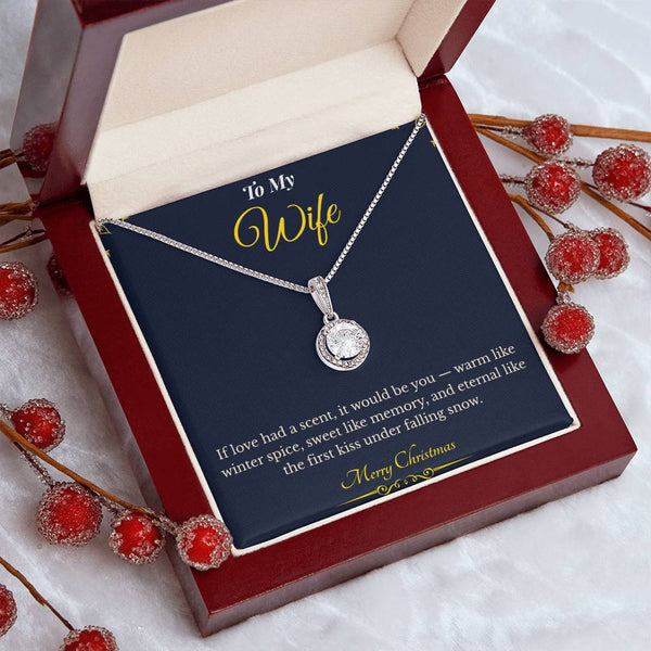 Eternal Hope Necklace – Elegant Christmas Gift for Wife | Sparkling Jewelry That Symbolizes Faith & Love | Timeless Holiday Keepsake for Her