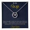 Lucky in Love Necklace – Romantic Christmas Gift for Wife | Charming Jewelry That Brings Love & Fortune | Elegant Keepsake She'll Treasure