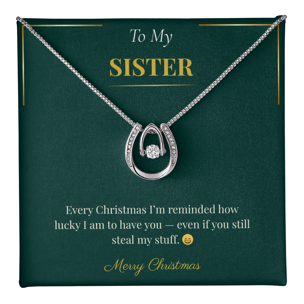 Lucky in Love Necklace – Romantic Christmas Gift for Sister | Trending Holiday Jewelry Bestseller