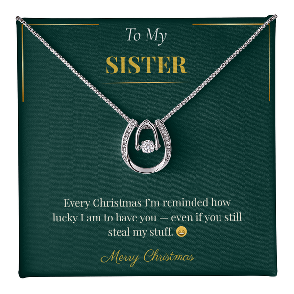 Lucky in Love Necklace – Romantic Christmas Gift for Sister | Trending Holiday Jewelry Bestseller