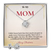 Heartfelt Christmas Gift for Mom | Complete Jewelry Set That Symbolizes Eternal Love | Elegant Holiday Keepsake