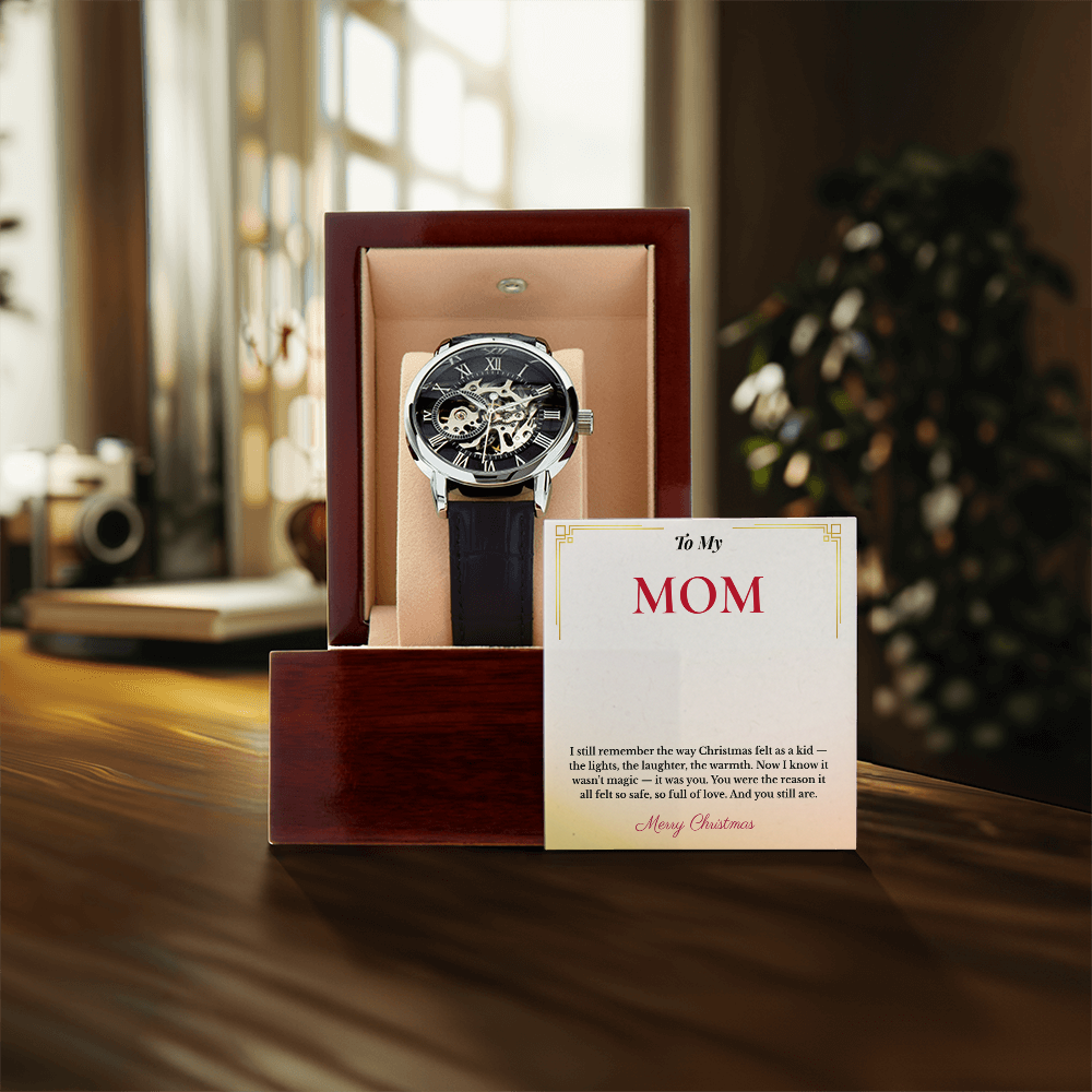 Elegant Christmas Gift for Mom | Luxury Timepiece That Blends Sophistication & Love | Timeless Keepsake She'll Treasure Forever