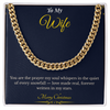 Cuban Link Chain – Stylish Christmas Gift for Husband | Modern Jewelry That Reflects Strength & Elegance | Luxury Holiday Necklace he'll Love
