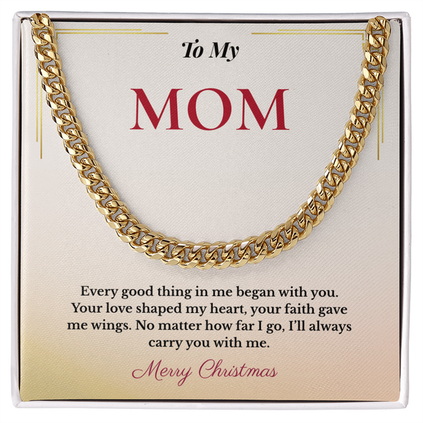 Stylish Christmas Gift for Mom | Modern Jewelry That Reflects Her Strength & Grace | Luxury Holiday Necklacez She'll Love