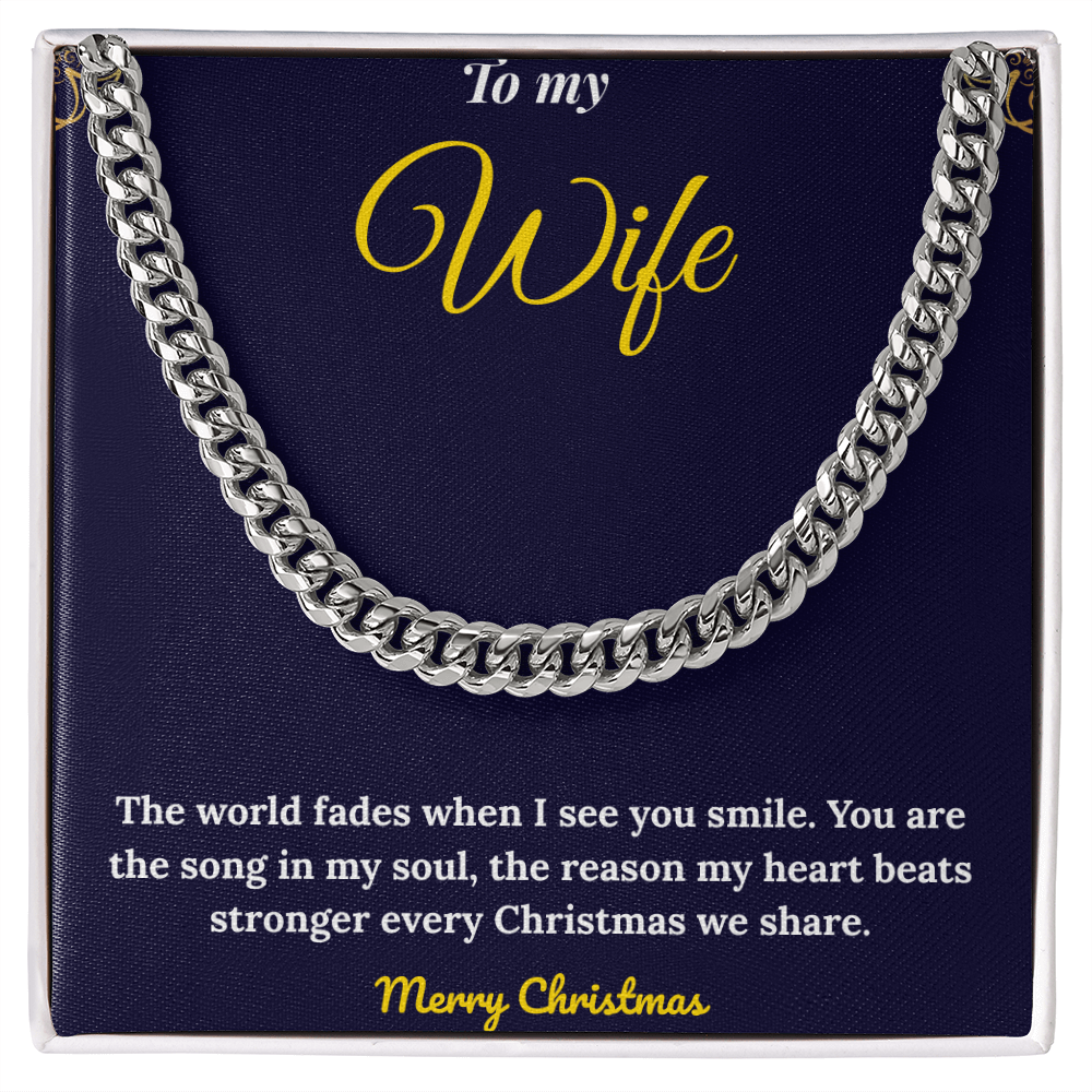 Luxury Cuban Link Chain for Men – 14K Gold or Stainless Steel Necklace | Perfect Christmas Gift for Him | Christmas Gift Idea 2025